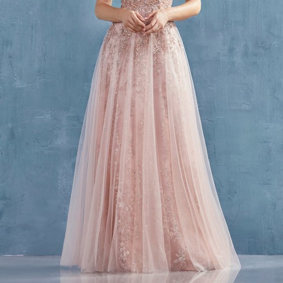 Sweetheart Neck Off Shoulder Prom Dress ALA0870 - Picture 5 of 6